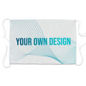 Banner with ties in each corner