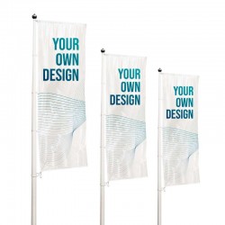 6 meter reklammast i aluminium