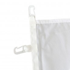 Bandiere con moschettoni bianchi | Adivin Beach Flag