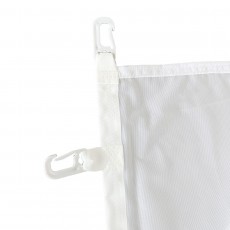 Drapeaux avec mousquetons blancs | Adivin Beach Flag