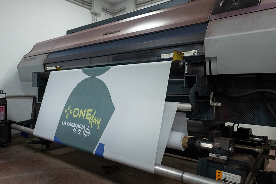 Sala de máquinas Fábrica Banderas Ádivin